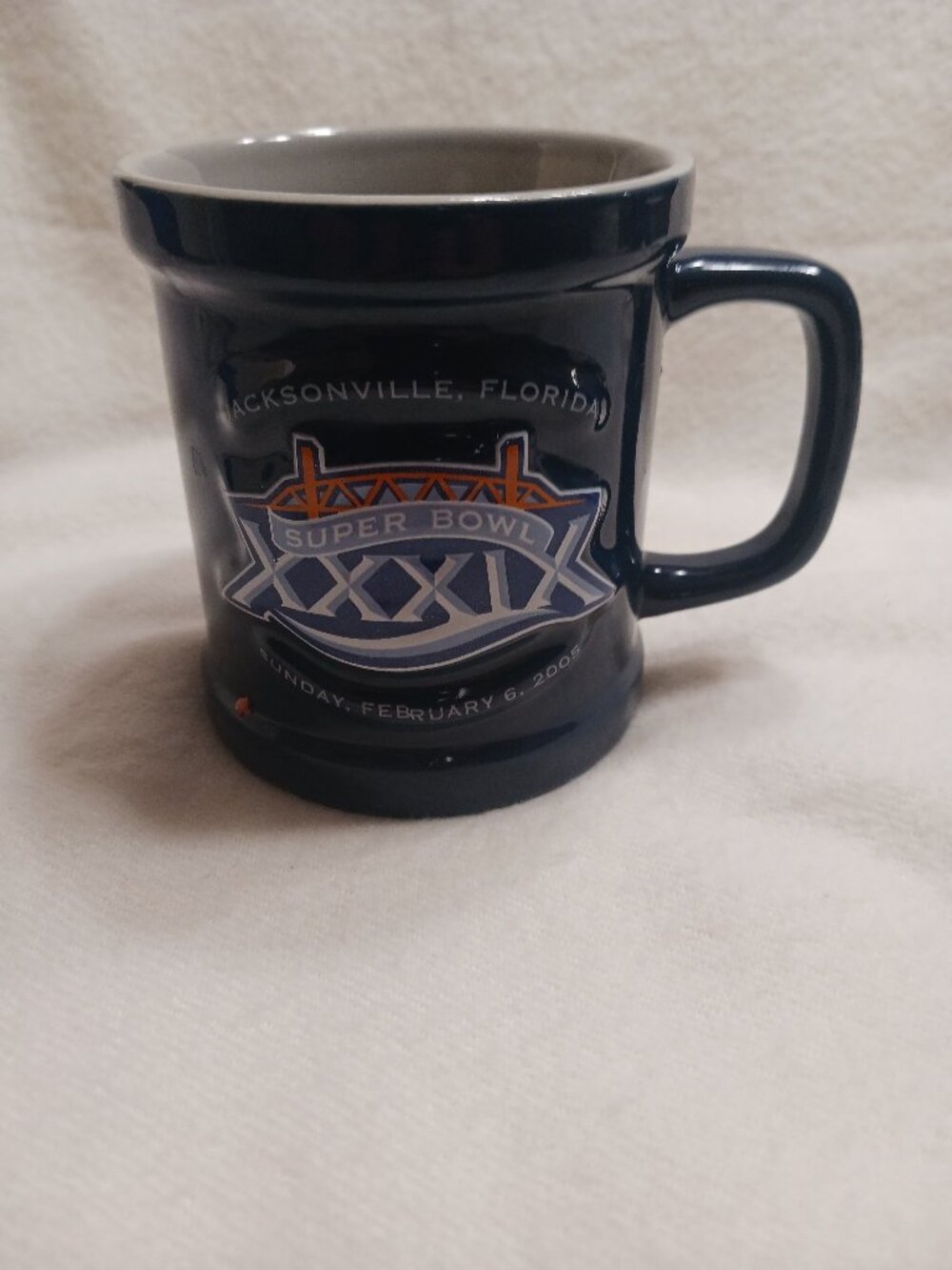 NWOT Super Bowl XXXIX Jacksonville, Florida Coffee Mug Excellent Condition